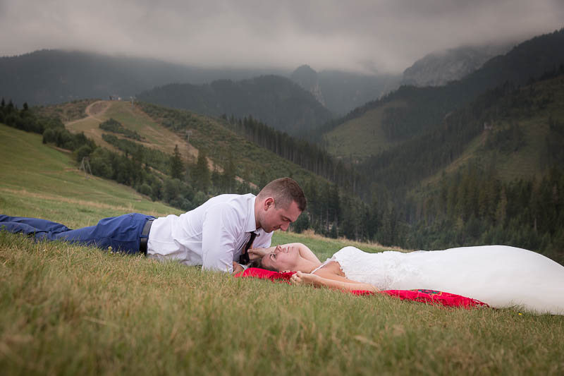 fotografia ślubna w górach
