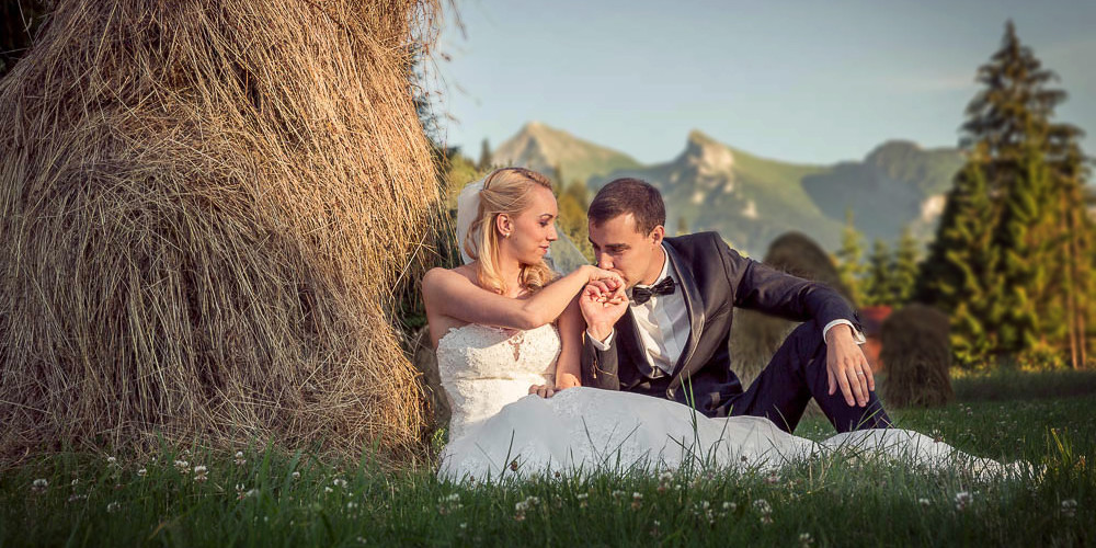 Romantyczny plener ślubny w górach