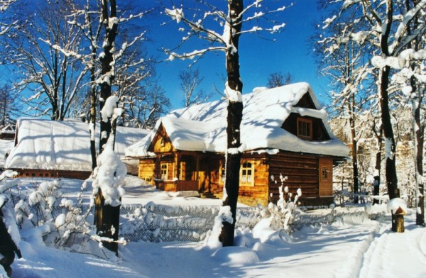 zdjęcia chata zima Zakopane