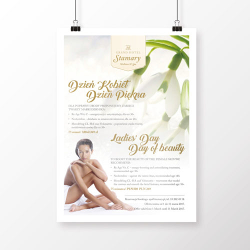 Projekt graficzny Social media infographic flyer Hotel SPA Zakopane